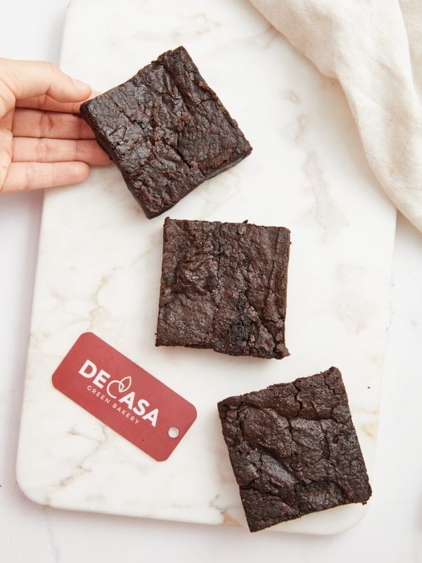 Caja de brownies veganos sin azúcar