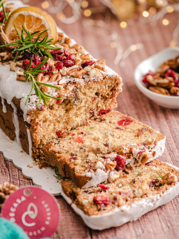 Clásico keke navideño de frutos secos