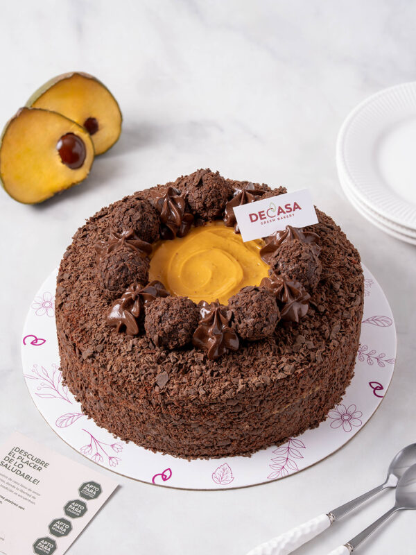 Torta Cacao y lúcuma - Sin lactosa Sin azúcar