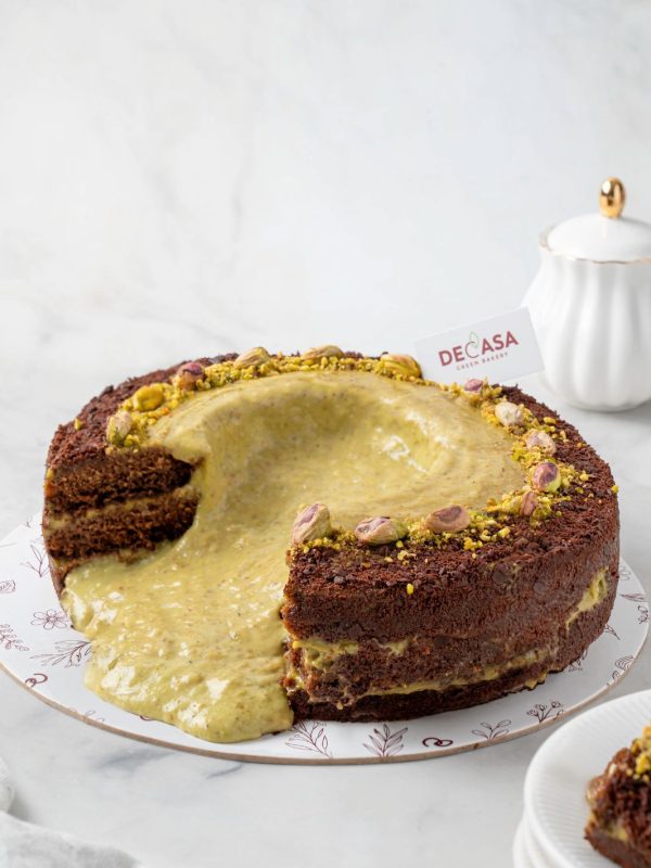 Volcán Choco-pistachos