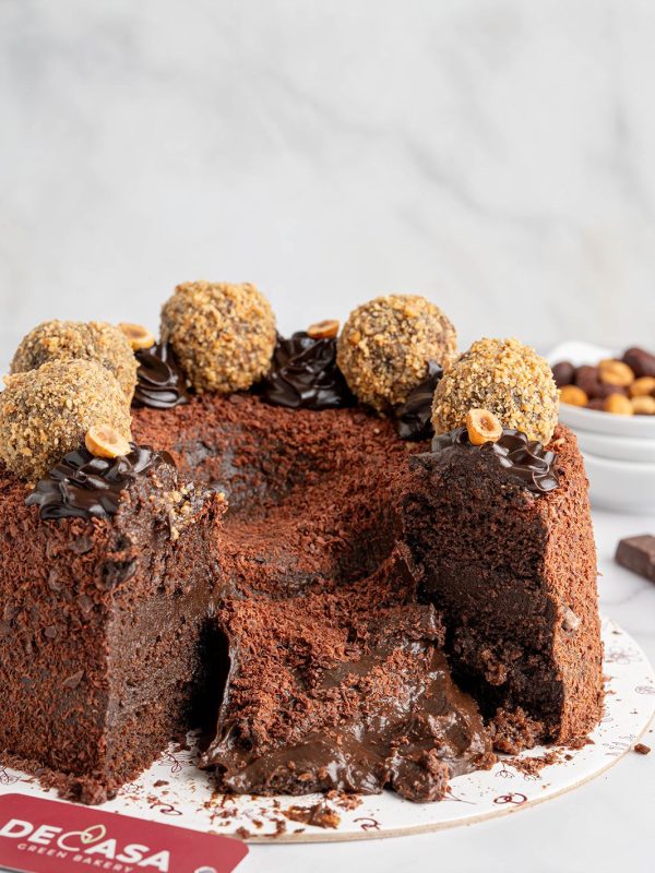 Volcán Gianduia (choco avellanas)