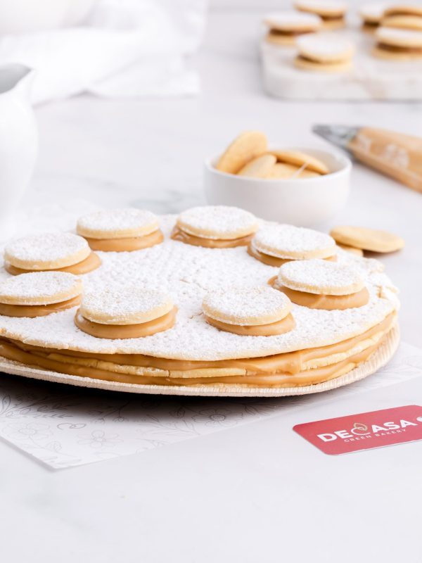 Torta alfajor Sin azúcar y Sin lactosa